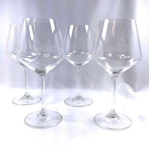 Spiegelau Burgundy Wine Glasses Set of 4 Crystal Red Wine Stemware Open Box NICE
